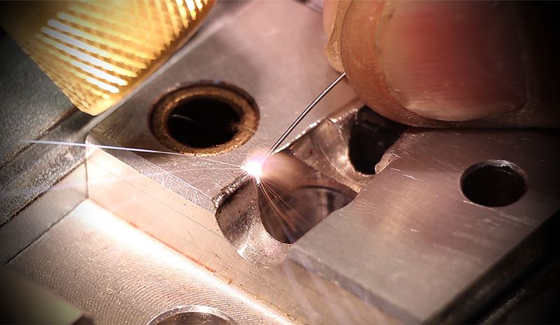 Laser marking mould