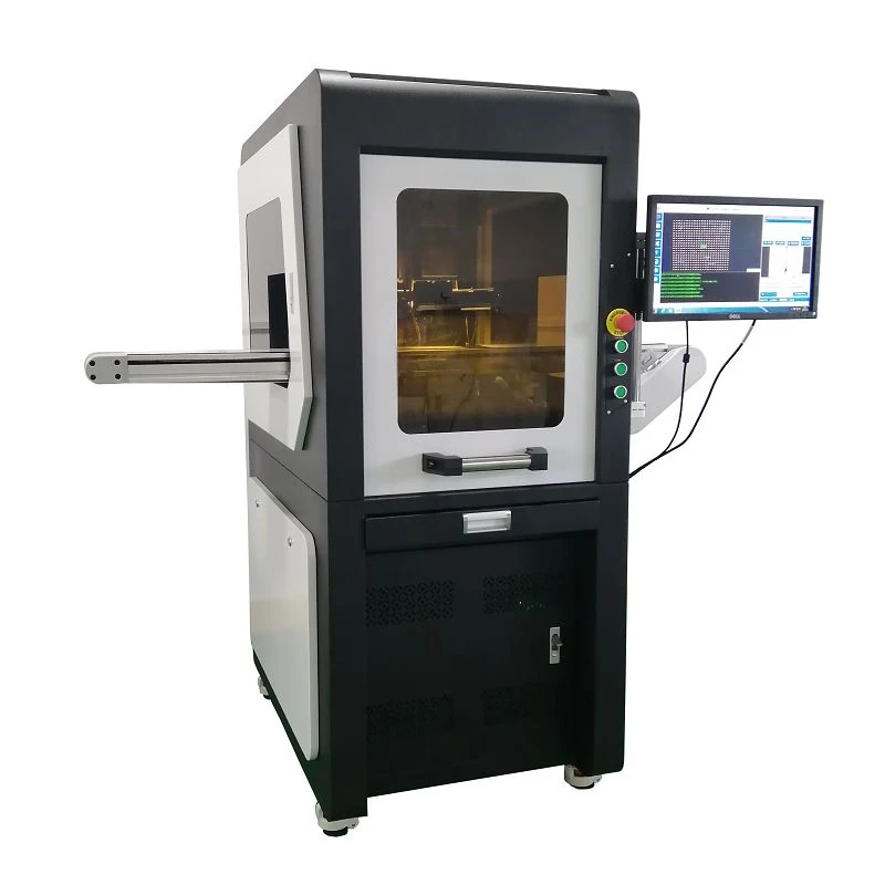 CCD kamera Fiber Laser Markeringsmaskine