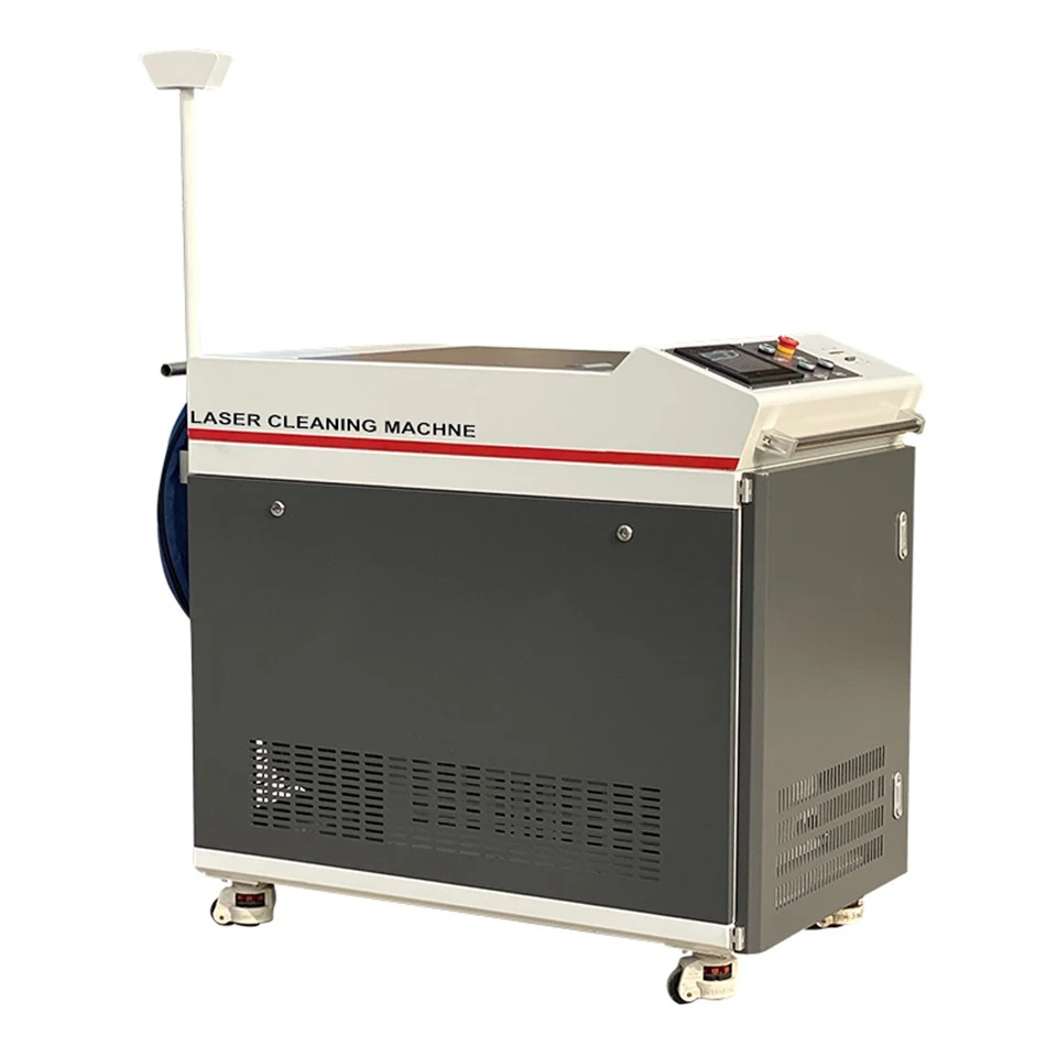 Fiber laser rensemaskine