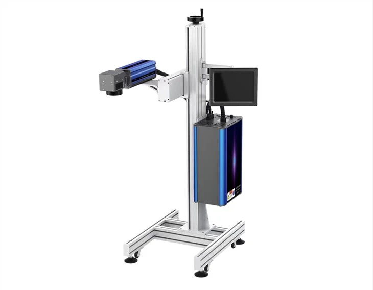 Dynamisk laserfluemærkemaskine